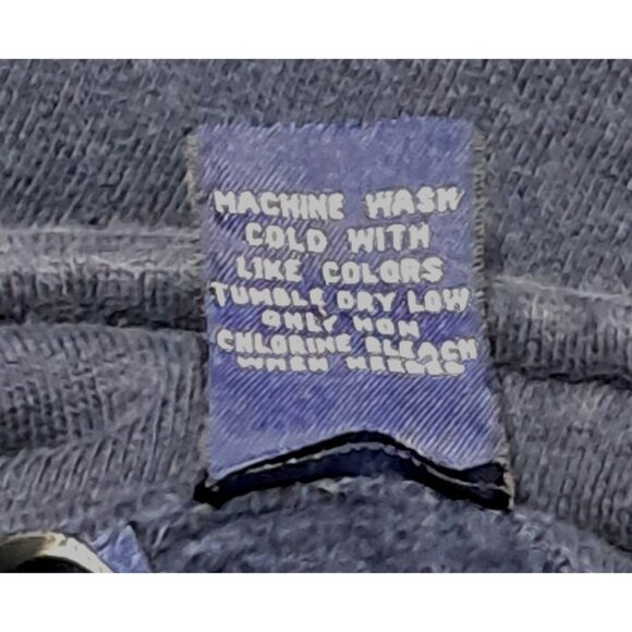 Vtg GAP Athletic Navy Blue Half-Zip Sweatshirt XL Slouchy Boxy Oversized - Picture 6 of 7